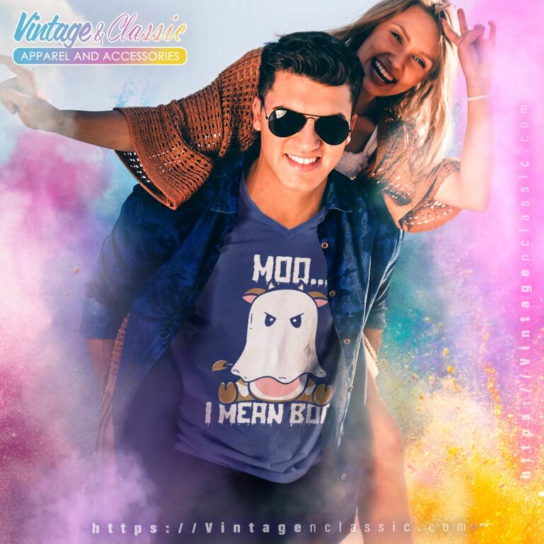 Cow Ghost Moo I Mean Boo Halloween 2023 V Neck TShirt Cow Ghost Moo I Mean Boo Halloween 2023 V Neck TShirt