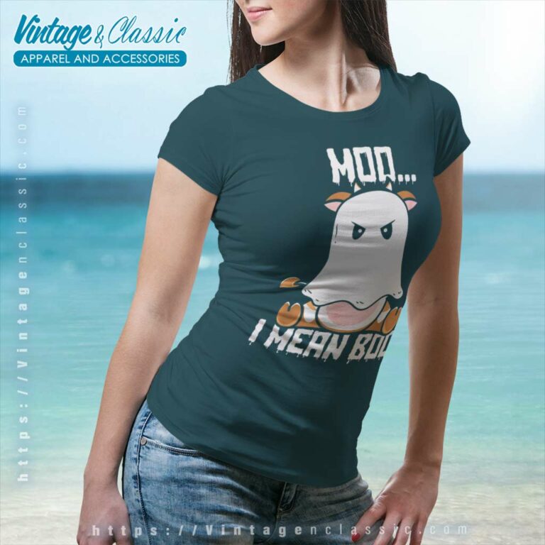 Cow Ghost Moo I Mean Boo Halloween 2023 Women TShirt Cow Ghost Moo I Mean Boo Halloween 2023 Women TShirt