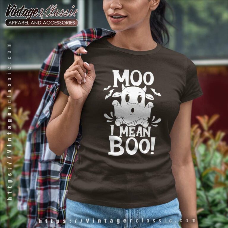 Cow Ghost Moo I Mean Boo Halloween Humor Women TShirt Cow Ghost Moo I Mean Boo Halloween Humor Women TShirt