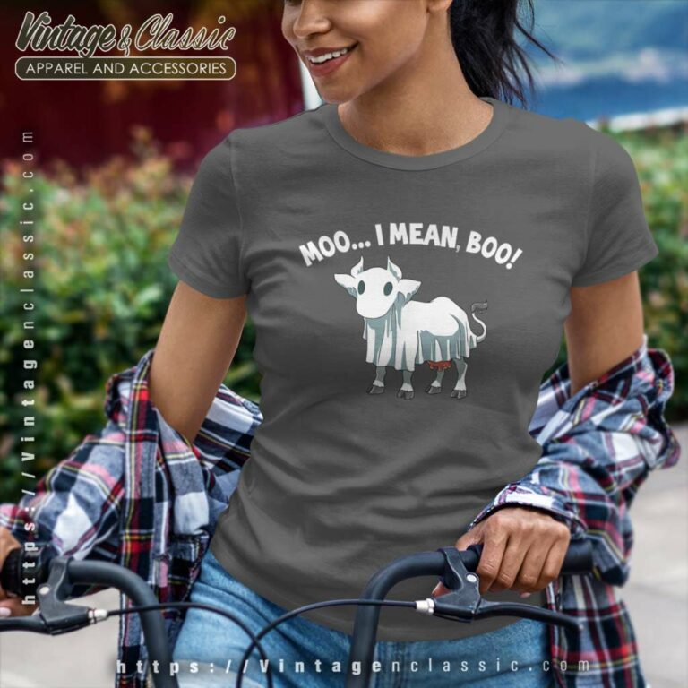 Cow Halloween Moo Cow Moo I Mean Boo Funny Women TShirt Cow Halloween Moo Cow Moo I Mean Boo Funny Women TShirt