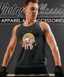 Cowboy Hello Kitty Riding Horse Shirt 6 Cowboy Hello Kitty Riding Horse Tank Top Racerback