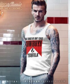 Cowboys And Tequila Retro Tank Top Racerback