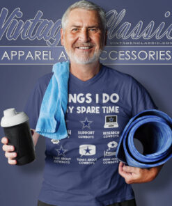 Cowboys Things I Do In My Spare Time Shirt 5 Cowboys Things I Do In My Spare Time V Neck TShirt