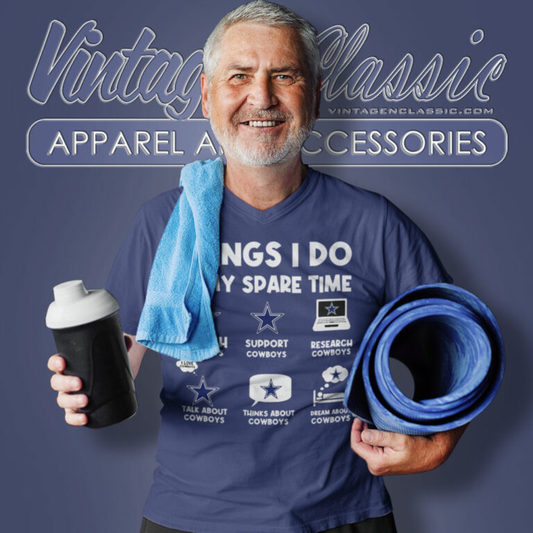 Cowboys Things I Do In My Spare Time V Neck TShirt Cowboys Things I Do In My Spare Time V Neck TShirt