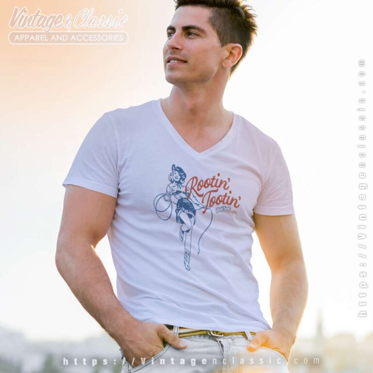 Cowgirl Rootin Tootin Good Time V Neck TShirt Cowgirl Rootin Tootin Good Time V Neck TShirt
