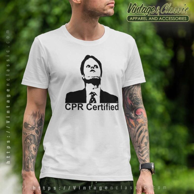 Cpr Certified Dwight Dummy The Office T Shirt Cpr Certified Dwight Dummy The Office T Shirt