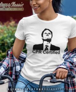 Cpr Certified Dwight Dummy The Office Women TShirt