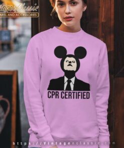 Cpr Certified Mickey Dwight Schrute Sweatshirt