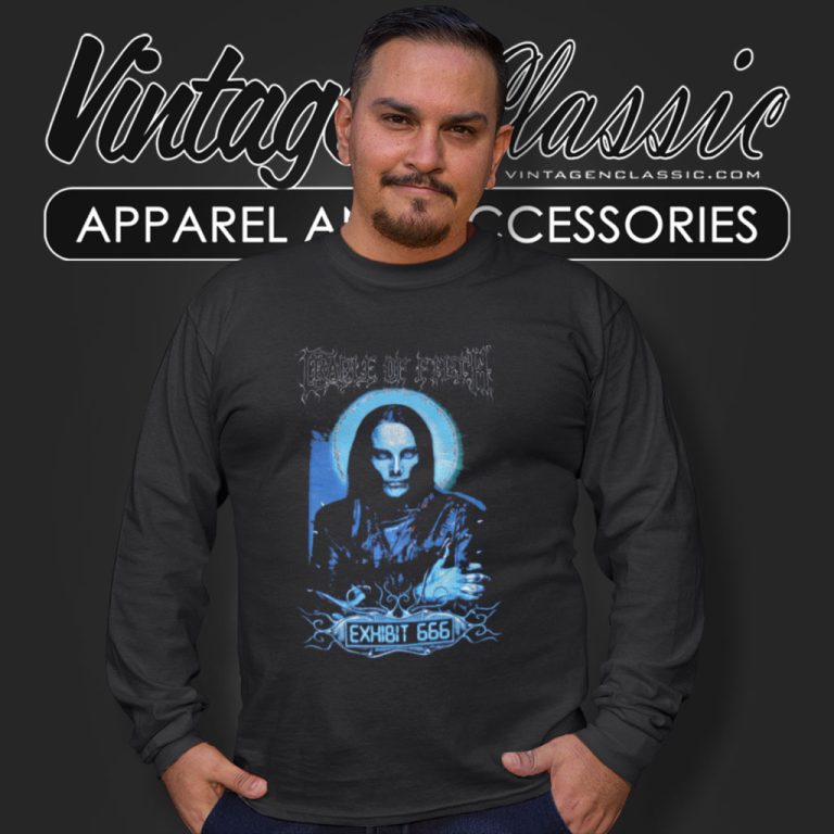 Cradle Of Filth Exhibit 666 Long Sleeve Tee Cradle Of Filth Exhibit 666 Long Sleeve Tee