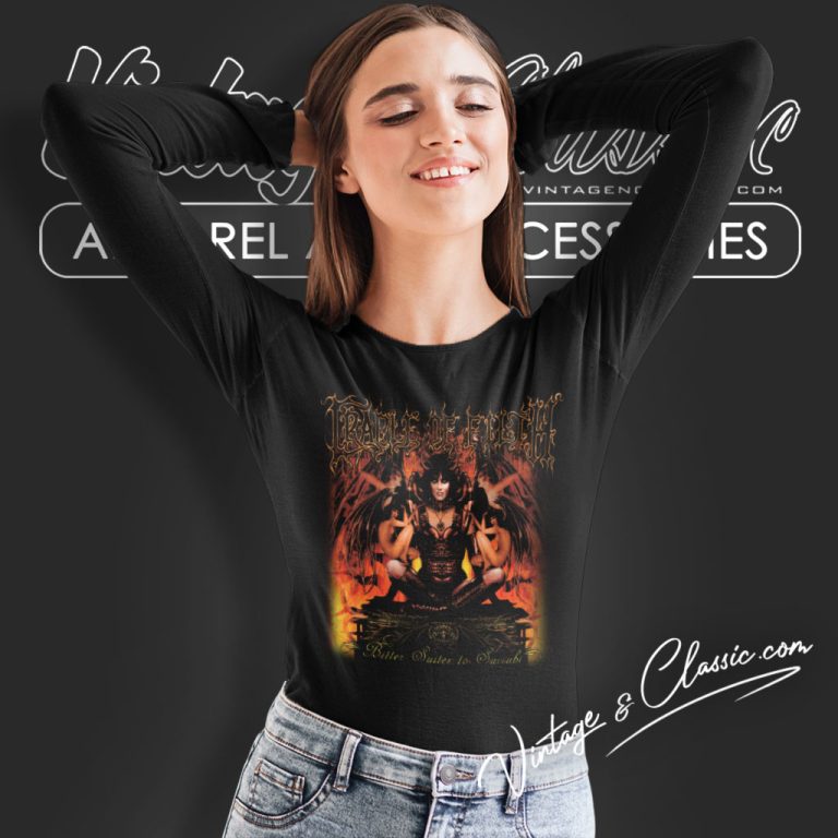 Cradle Of Filth Shirt Bitter Suites To Succubi Long Sleeve Tee Cradle Of Filth Shirt Bitter Suites To Succubi Long Sleeve Tee