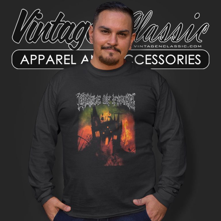 Cradle Of Filth Shirt Cemetery And Sundown Long Sleeve Tee Cradle Of Filth Shirt Cemetery And Sundown Long Sleeve Tee