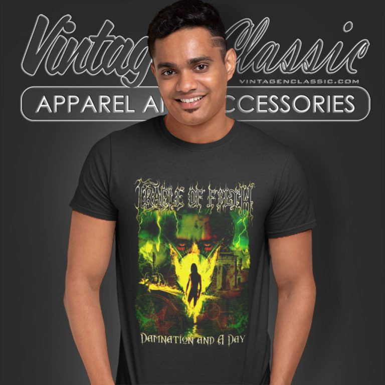 Cradle Of Filth Shirt Damnation Of A Day T Shirt Cradle Of Filth Shirt Damnation Of A Day T Shirt