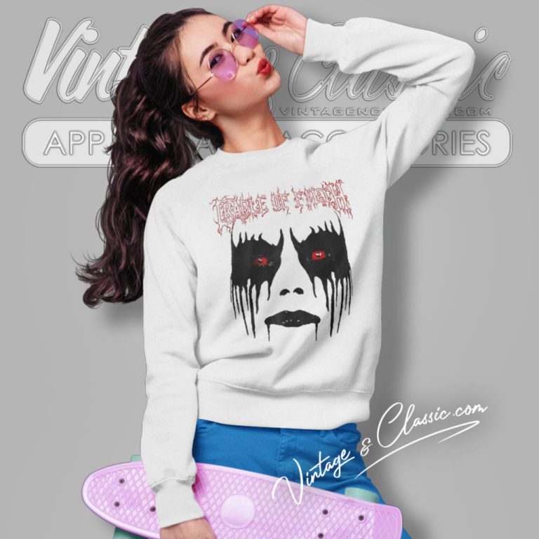 Cradle Of Filth Shirt Dani Make Up Sweatshirt Cradle Of Filth Shirt Dani Make Up Sweatshirt
