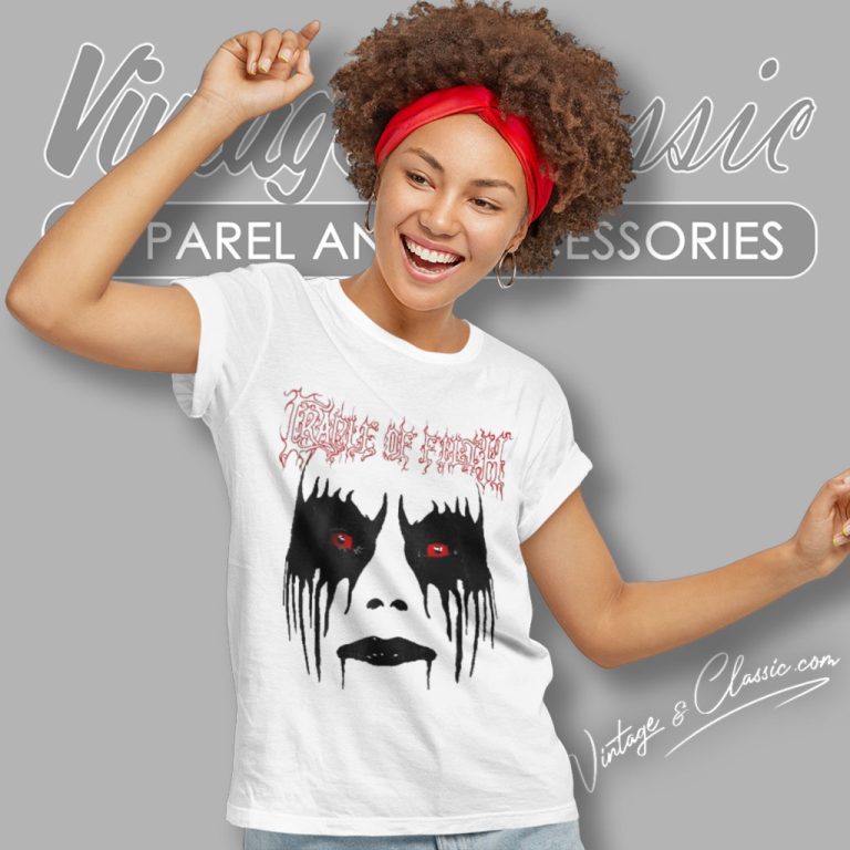Cradle Of Filth Shirt Dani Make Up Women T Shirt Cradle Of Filth Shirt Dani Make Up Women T Shirt