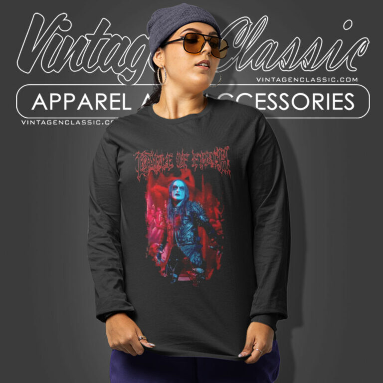 Cradle Of Filth Shirt Demon Prince Long Sleeve Tee Cradle Of Filth Shirt Demon Prince Long Sleeve Tee