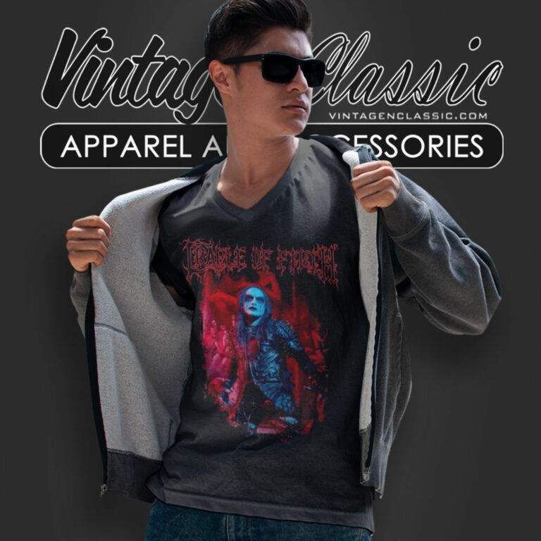 Cradle Of Filth Shirt Demon Prince V Neck TShirt Cradle Of Filth Shirt Demon Prince V Neck TShirt