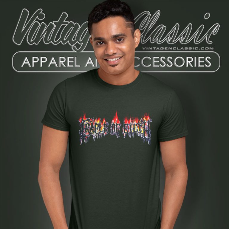 Cradle Of Filth Shirt Flaming Logo T Shirt Cradle Of Filth Shirt Flaming Logo T Shirt