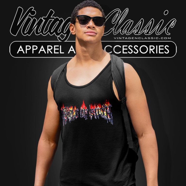 Cradle Of Filth Shirt Flaming Logo Tank Top Racerback Cradle Of Filth Shirt Flaming Logo Tank Top Racerback