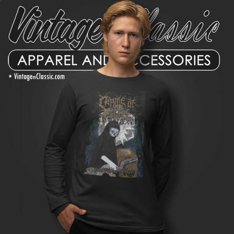 Cradle Of Filth Shirt Fucking Darkness Long Sleeve Tee Cradle Of Filth Shirt Fucking Darkness Long Sleeve Tee