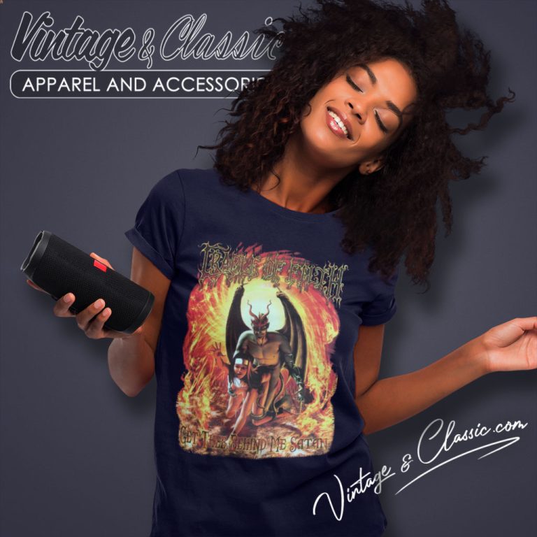 Cradle Of Filth Shirt Get Thee Behind Me Satan Women T Shirt Cradle Of Filth Shirt Get Thee Behind Me Satan Women T Shirt