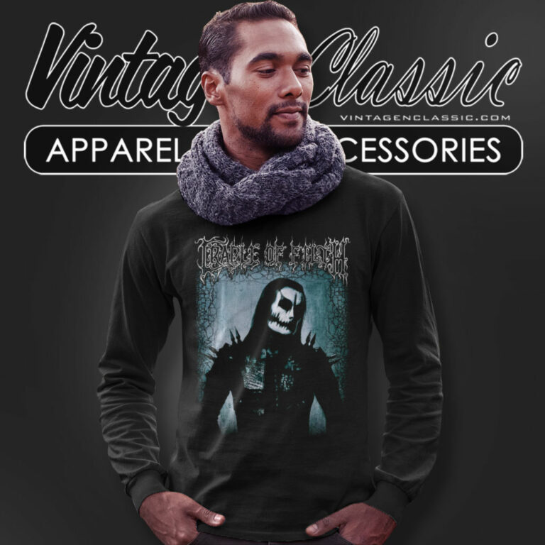Cradle Of Filth Shirt Haunted Hunted Feared Long Sleeve Tee Cradle Of Filth Shirt Haunted Hunted Feared Long Sleeve Tee