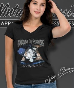 Cradle Of Filth Shirt Life Is My Sacrifice V Neck TShirt