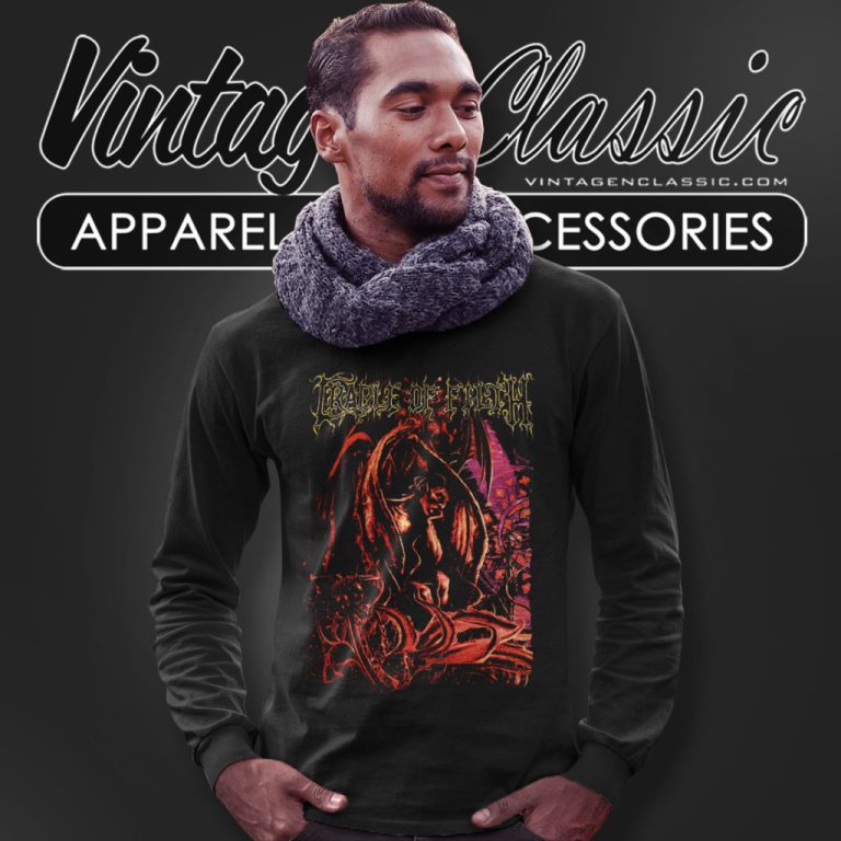 Cradle Of Filth Shirt Lovecraft N Witch Hearts Long Sleeve Tee Cradle Of Filth Shirt Lovecraft N Witch Hearts Long Sleeve Tee