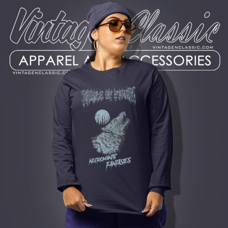 Cradle Of Filth Shirt Necromantic Fantasies Long Sleeve Tee Cradle Of Filth Shirt Necromantic Fantasies Long Sleeve Tee