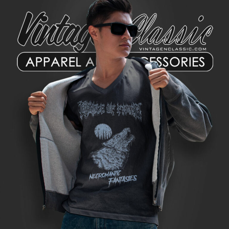 Cradle Of Filth Shirt Necromantic Fantasies V Neck TShirt Cradle Of Filth Shirt Necromantic Fantasies V Neck TShirt