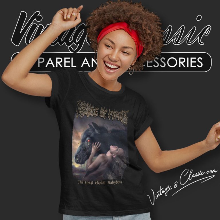 Cradle Of Filth Shirt The Great Harlot Babylon Women T Shirt Cradle Of Filth Shirt The Great Harlot Babylon Women T Shirt