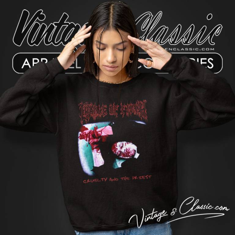 Cradle Of Filth Shirt The Priest Deserves To Die Sweatshirt Cradle Of Filth Shirt The Priest Deserves To Die Sweatshirt