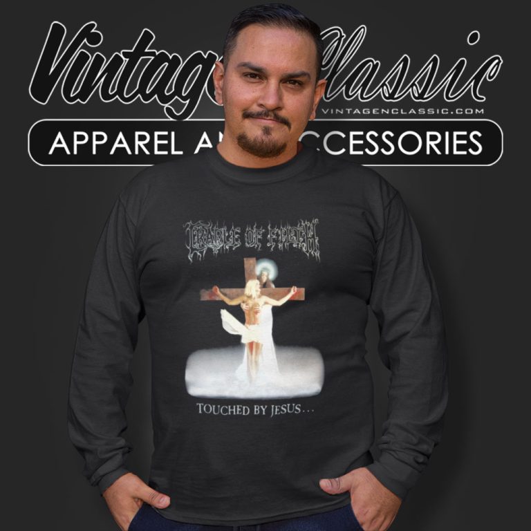 Cradle Of Filth Shirt Touched By Jesus Long Sleeve Tee Cradle Of Filth Shirt Touched By Jesus Long Sleeve Tee