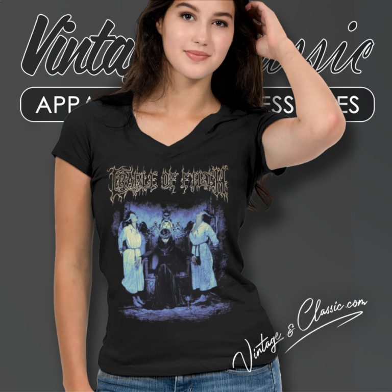 Cradle Of Filth Shirt Tour More V Neck TShirt Cradle Of Filth Shirt Tour More V Neck TShirt