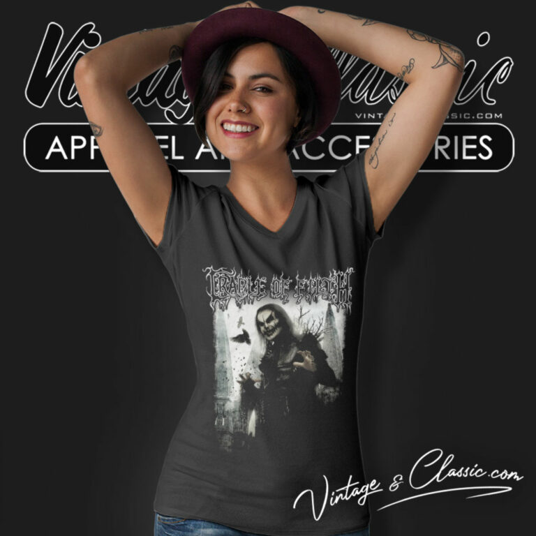 Cradle Of Filth Shirt Your Immortally V Neck TShirt Cradle Of Filth Shirt Your Immortally V Neck TShirt