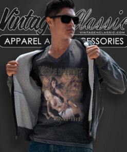 Cradle Of Filth Vempire V Neck TShirt