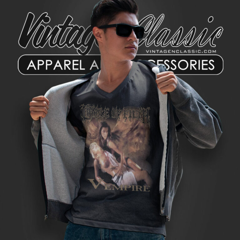 Cradle Of Filth Vempire V Neck TShirt Cradle Of Filth Vempire V Neck TShirt
