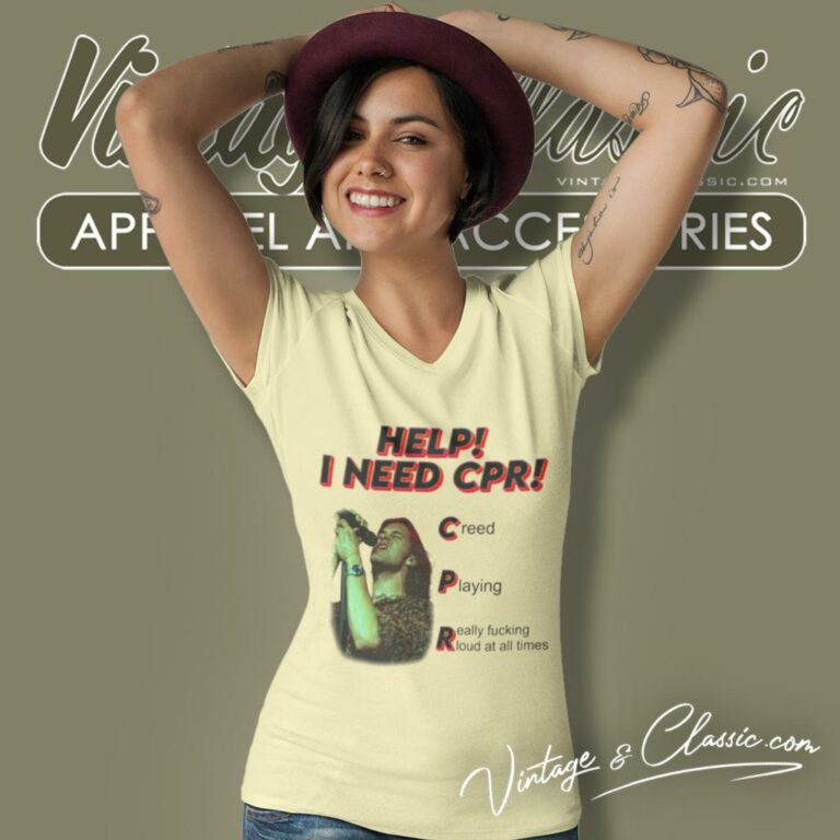 Creed Scott Stapp V Neck TShirt Creed Scott Stapp V Neck TShirt