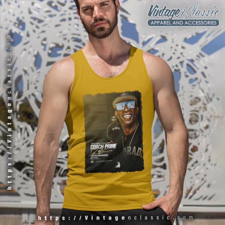 Cu Deion Sanders Coach Shirt Welcome To Boulder Coach Prime Tank Top Racerback Cu Deion Sanders Coach Shirt Welcome To Boulder Coach Prime Tank Top Racerback