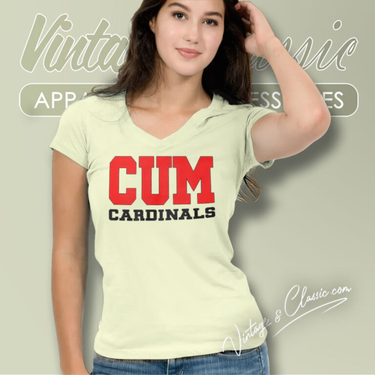 Cum Cardinals Christian University Michigan vneck Cum Cardinals Christian University Michigan vneck