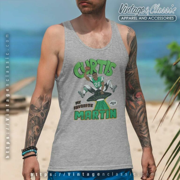 Curtis Martin New York Jets My Favorite Tank Top Racerback Curtis Martin New York Jets My Favorite Tank Top Racerback