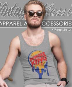 Custom Burger King Logo Tank Top Racerback