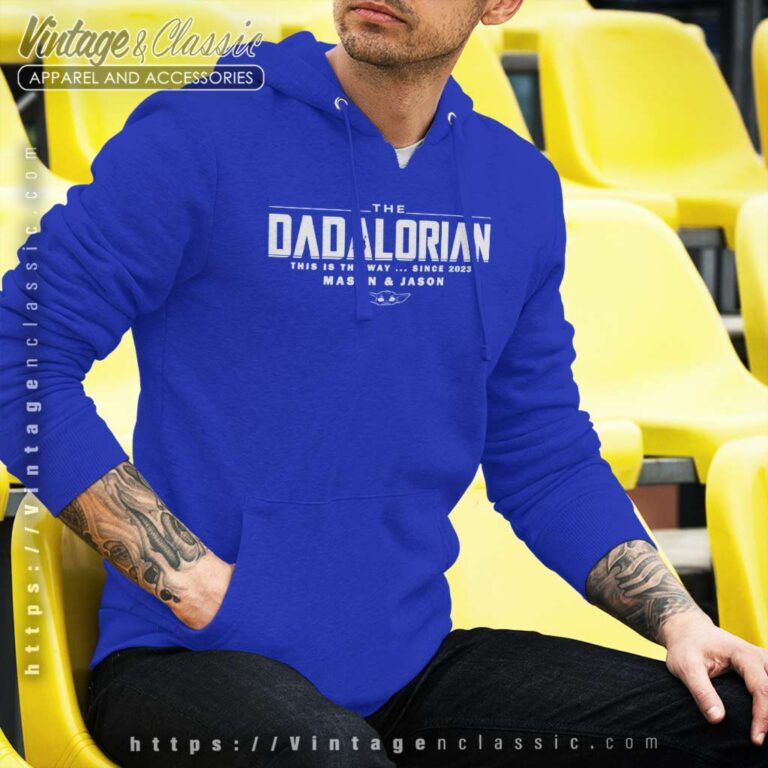 Custom Dadalorian With Kid Names Fathers Day Hoodie Custom Dadalorian With Kid Names Fathers Day Hoodie