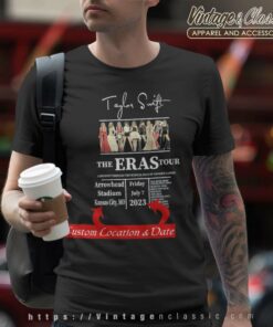 Custom Date And Location Eras Tour Tshirt
