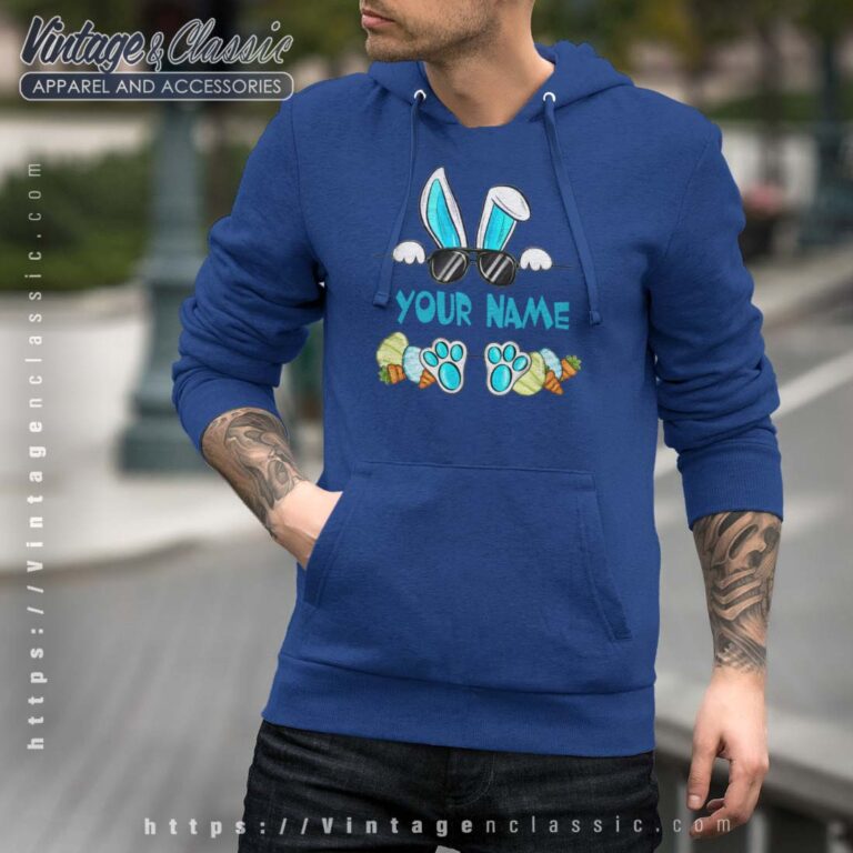 Customize Easter Bunny Hoodie Customize Easter Bunny Hoodie