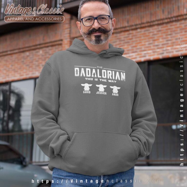 Customized Dadalorian And The Child Hoodie Customized Dadalorian And The Child Hoodie