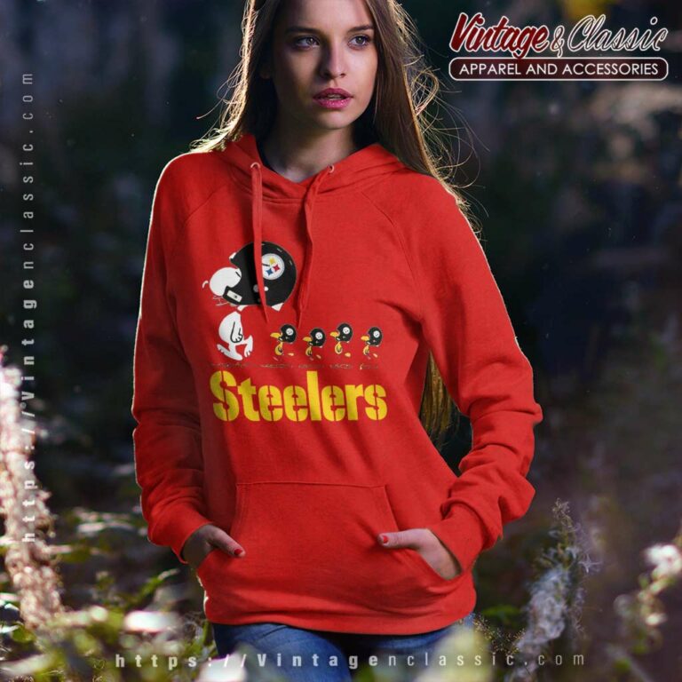 Cute Snoopy And Woodstock Pittsburgh Steelers Hoodie Cute Snoopy And Woodstock Pittsburgh Steelers Hoodie