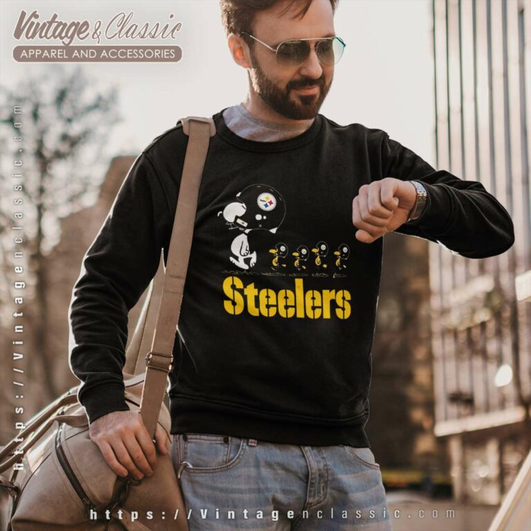 Cute Snoopy And Woodstock Pittsburgh Steelers Sweatshirt Cute Snoopy And Woodstock Pittsburgh Steelers Sweatshirt