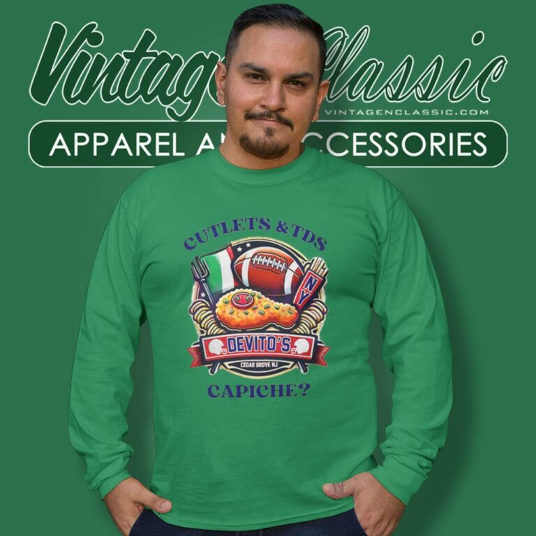 Cutlets And Tds Devito New York Giants Capiche Long Sleeve Tee Cutlets And Tds Devito New York Giants Capiche Long Sleeve Tee