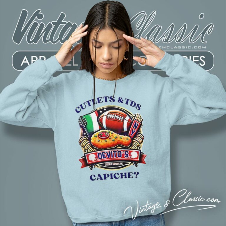 Cutlets And Tds Devito New York Giants Capiche Sweatshirt Cutlets And Tds Devito New York Giants Capiche Sweatshirt