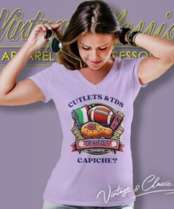 Cutlets And Tds Devito New York Giants Capiche V Neck TShirt
